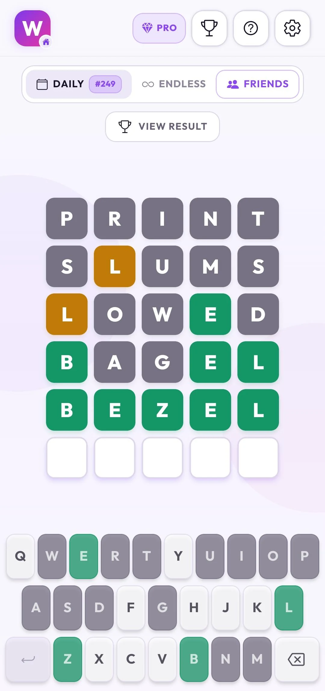 Wordly: Daily Word Puzzle Game screenshot